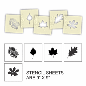 Craft Stencil Leaf Pack
