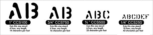 Manual Stencil Cutter 0107000K 3/4 Stencil Machine