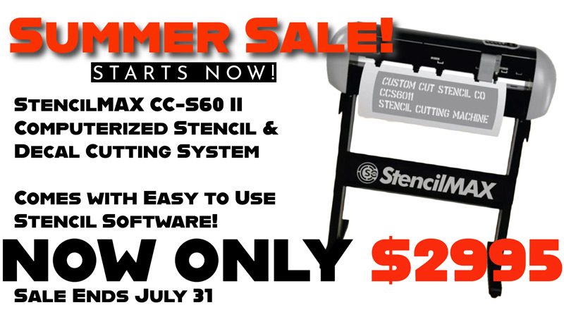 Summer Sale Computerized Stencil Machine
