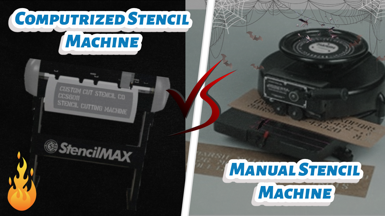 Computerized Stencil Machine VS Manual Stencils